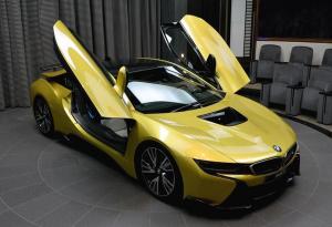 BMW i8 Austin Yellow by AC Schnitzer and Abu Dhabi Motors 2016 года